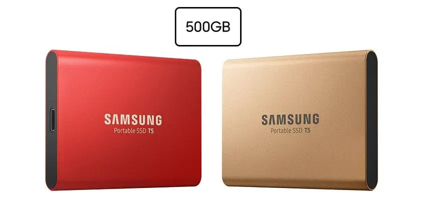 Samsung T5 MU-PA500G/WW 500GB 2.5″ USB 3.1 Siyah Taşınabilir SSD Disk