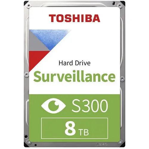 Toshiba S300 HDWT380UZSVA 8TB 3.5″ 7200Rpm 7/24 Güvenlik Diski