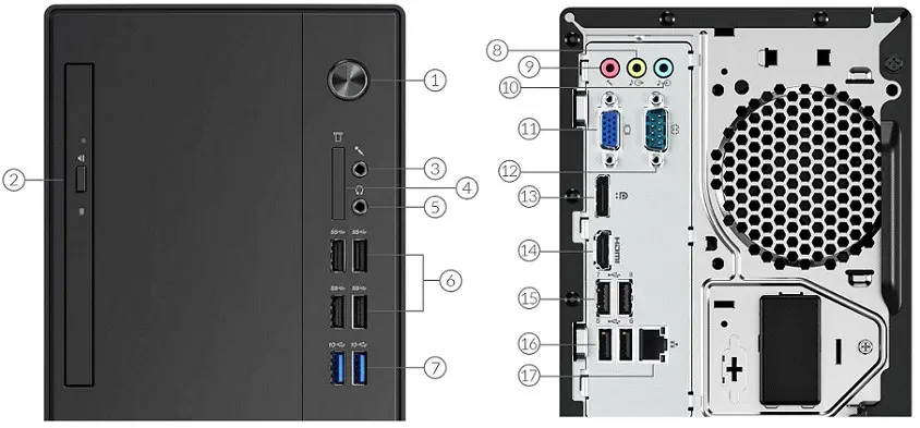Lenovo V530 Tower 10TV007KTX Masaüstü Bilgisayar