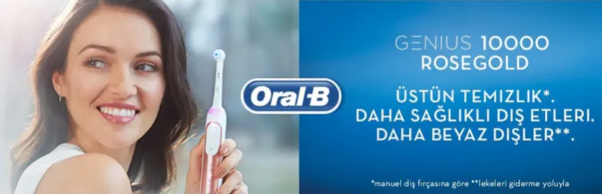 Oral-B Genius 10000N Rose Gold Şarjlı Diş Fırçası