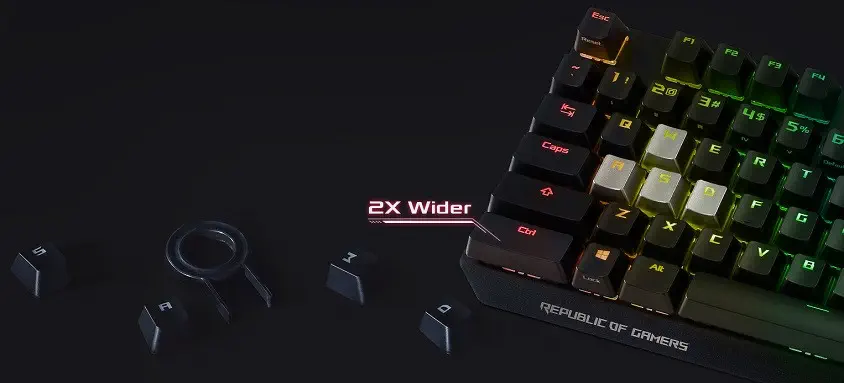 Asus ROG Strix Scope Red Kablolu Gaming (Oyuncu) Klavye