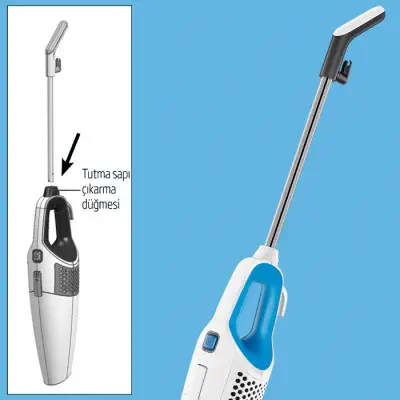 Beko BKS 1295 C 800W Elektrikli Dikey Süpürge