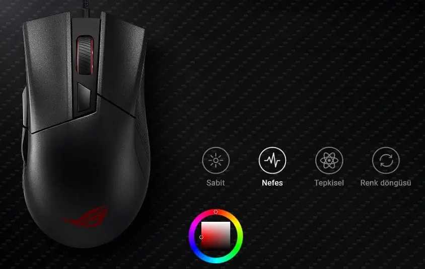 ASUS ROG Gladius II Core Kablolu Gaming Mouse