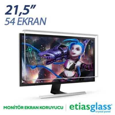 Etiasglass 21.5'' 54 Ekran Monitör Ekran Koruyucu