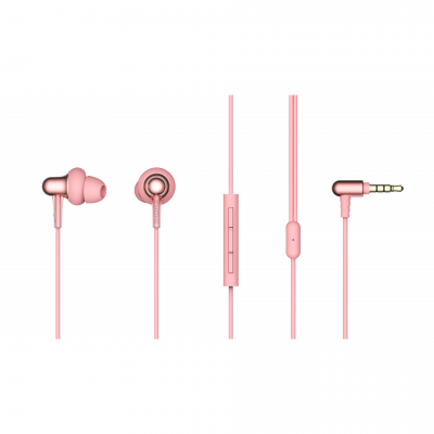 1MORE E1025 3.5mm Çift Dinamik Sürücü Gül Pembe Kulaklık