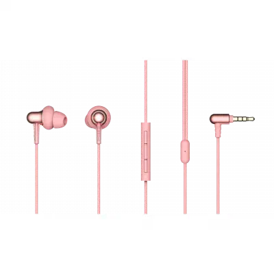 1MORE E1025 3.5mm Çift Dinamik Sürücü Gül Pembe Kulaklık
