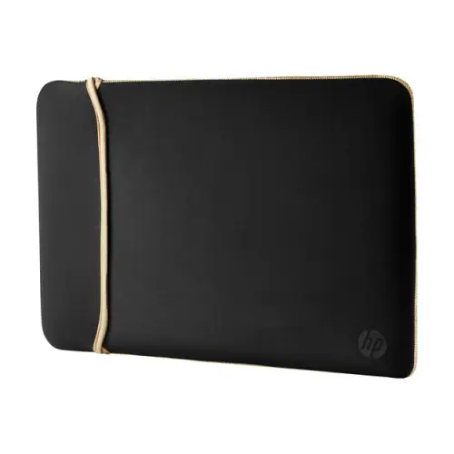 HP 14″ Neopren Ters Çevrilebilir Siyah Gold Kılıf - 2UF59AA