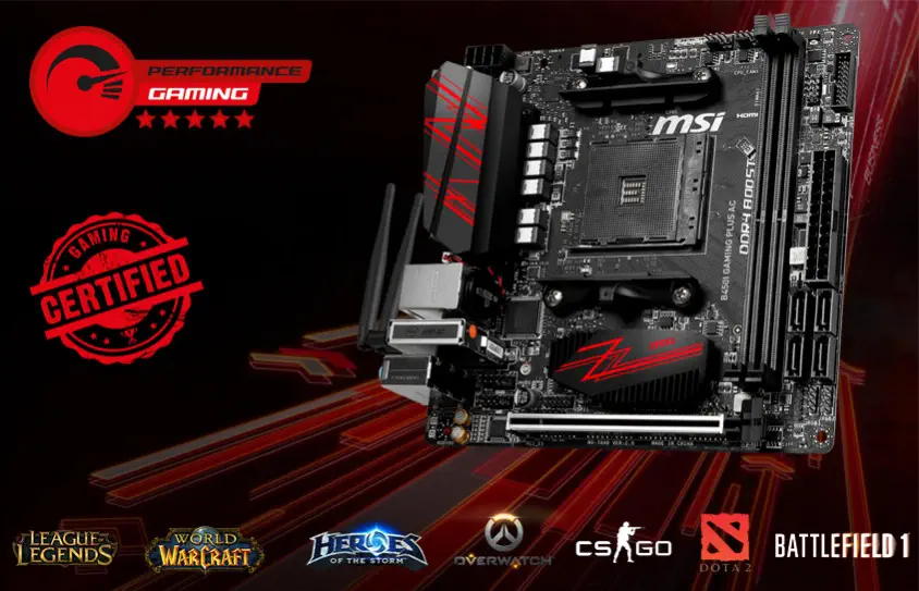 MSI B450I Gaming Plus AC Gaming Anakart