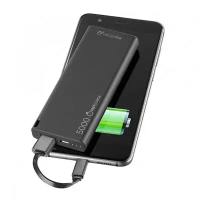 CellularLine FreePower Slim 5000 mAh Mavi Taşınabilir Şarj Cihazı