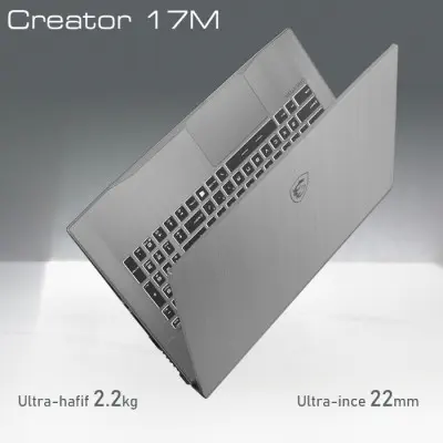 MSI Creator 17M A9SD-049TR 17.3” Full HD Notebook