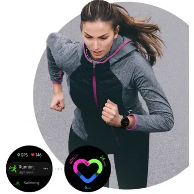 Samsung Galaxy Watch Active2 44mm Aluminyum Mat Gümüş SM-R820NZSATUR Akıllı Saat