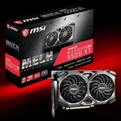 MSI Radeon RX 5500 XT MECH 4G OC Gaming Ekran Kartı