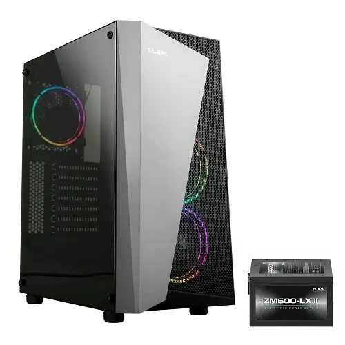 Zalman S4-PLUS(BL) 600W Gaming Kasa