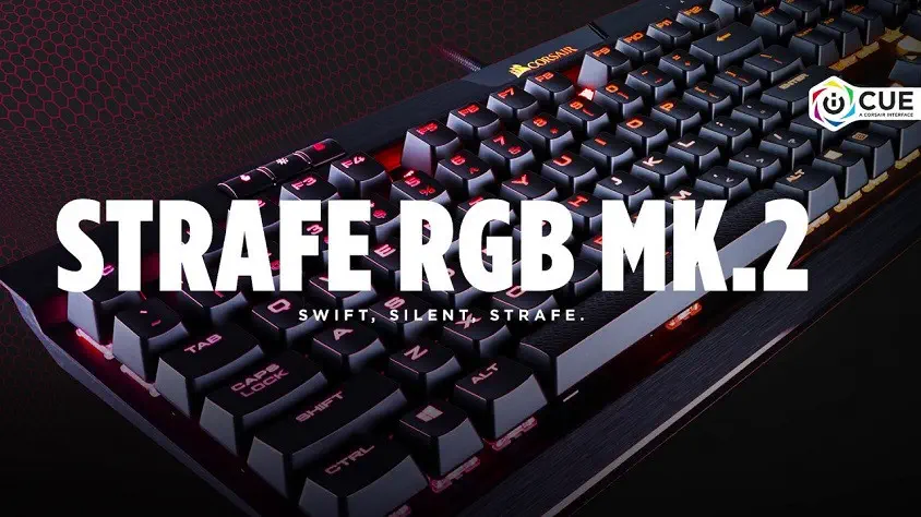 Corsair Strafe RGB MK.2 CH-9104113-TR Cherry MX Silent Mekanik Gaming Klavye