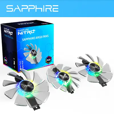 Sapphire 4N004-03-20G ARGB 3`lü Fan Seti