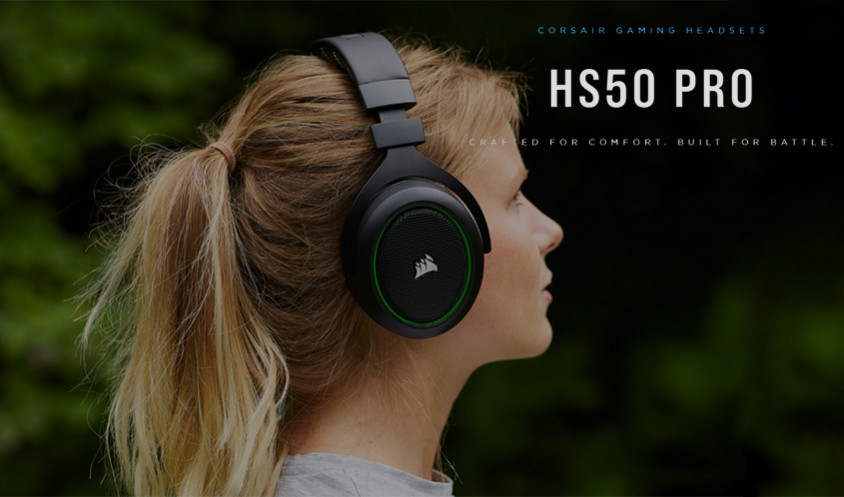 Corsair HS50 Pro Stereo Yeşil CA-9011216-EU Kablolu Gaming Kulaklık