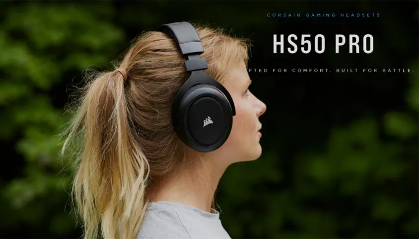 Corsair HS50 Pro Stereo Karbon CA-9011215-EU Kablolu Gaming Kulaklık
