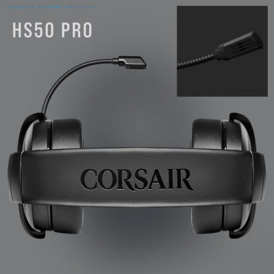Corsair HS50 Pro Stereo Karbon CA-9011215-EU Kablolu Gaming Kulaklık