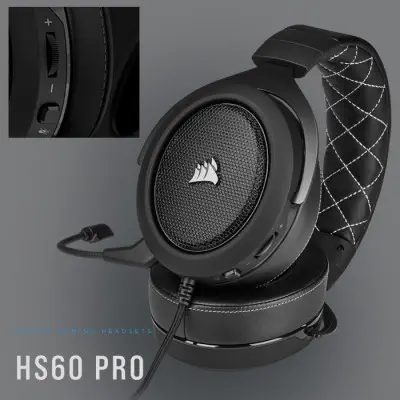 Corsair HS60 Pro Surround Karbon CA-9011213-EU Kablolu Gaming Kulaklık