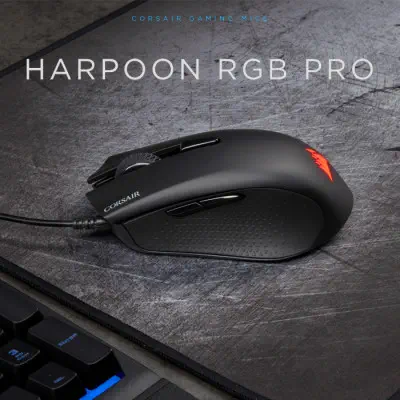 Corsair Harpoon RGB Pro CH-9301111-EU Kablolu Siyah Gaming Mouse