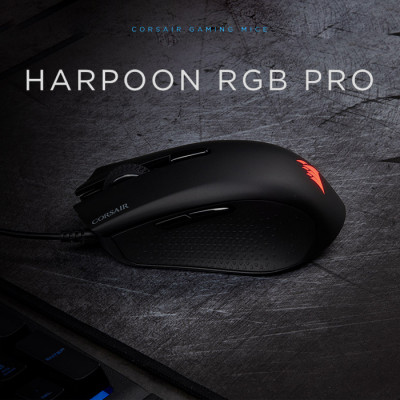 Corsair Harpoon RGB Pro CH-9301111-EU Kablolu Siyah Gaming Mouse