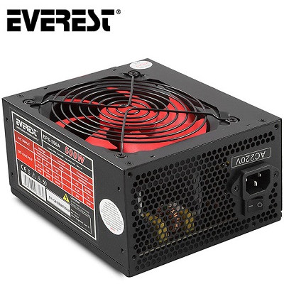 500W Everest EPS-500A  12cm Fanlı Power Supply