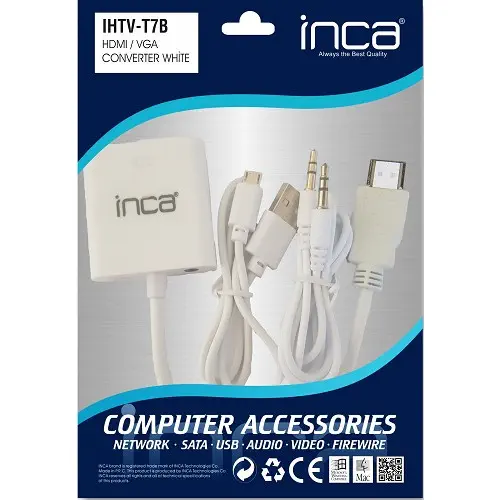 Inca IHTV-7TB 15cm HDMI to VGA Çevirici