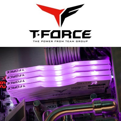 Team T-Force Delta RGB White 16GB (2x8GB) 3200MHz CL16 DDR4 Gaming Ram