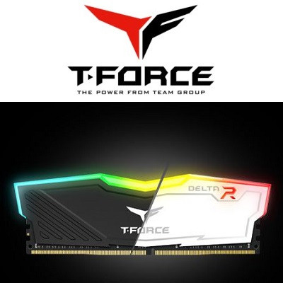 Team T-Force Delta RGB White 16GB (2x8GB) 3200MHz CL16 DDR4 Gaming Ram