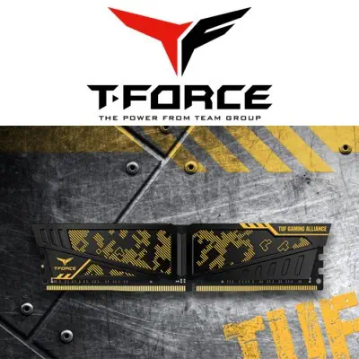 Team T-Force Vulcan TUF Yellow 16GB (2x8GB) DDR4 3600MHz CL19 Gaming Ram 