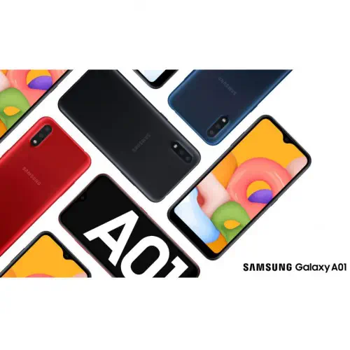 Samsung Galaxy A01 16GB Çift Sim Kırmızı Cep Telefonu - Samsung Türkiye Garantili