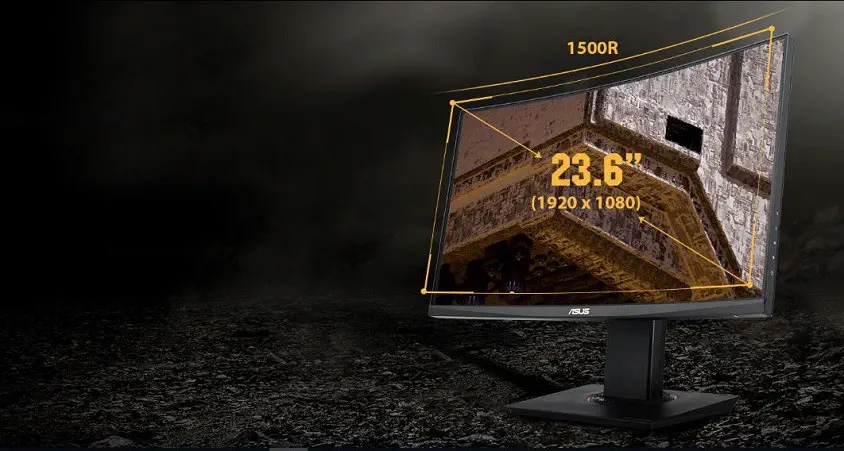 Asus TUF Gaming VG24VQ 23.6 inç Curved Gaming Monitör