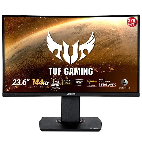 Asus TUF Gaming VG24VQ 23.6 inç Curved Gaming Monitör