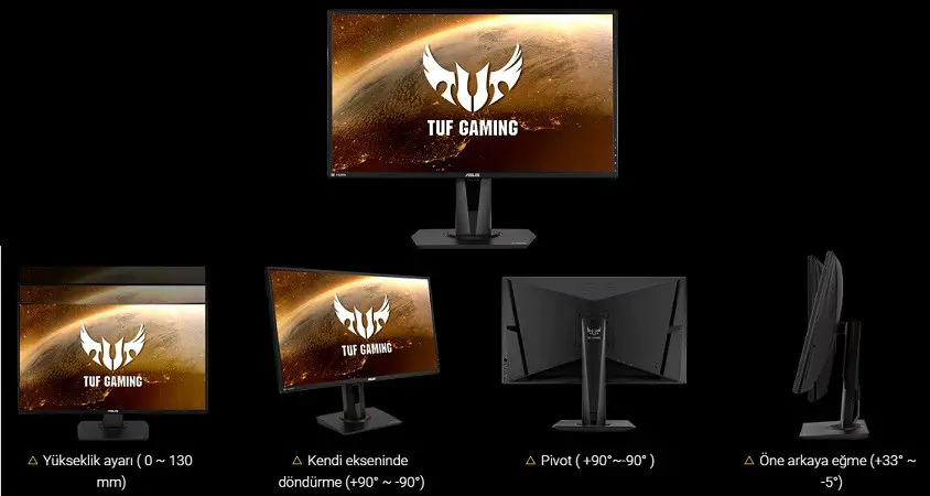 Asus TUF Gaming VG27BQ 27 inç Gaming Monitör