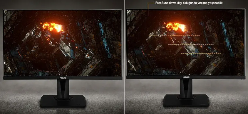 Asus TUF Gaming VG32VQ 31.5 inç WQHD Curved Gaming Monitör