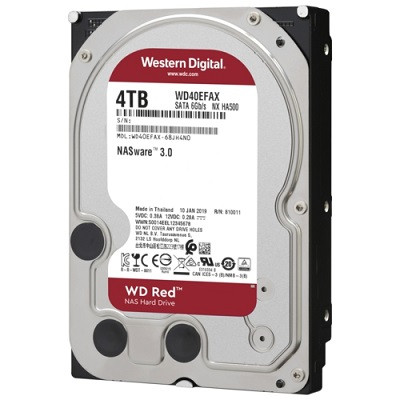WD Red Intellipower WD40EFAX 4TB 3.5″ 64MB Nas Harddisk