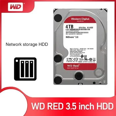 WD Red Intellipower WD40EFAX 4TB  3.5″ 64MB Nas Harddisk