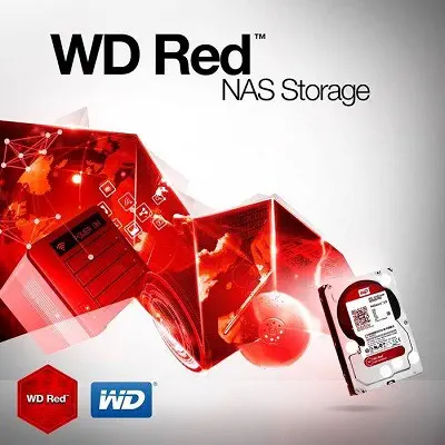 WD Red Intellipower WD40EFAX 4TB  3.5″ 64MB Nas Harddisk