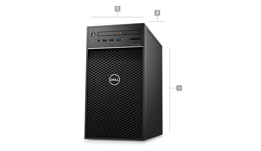 Dell  Precision T3630 Alfa V2  Masaüstü İş İstasyonu