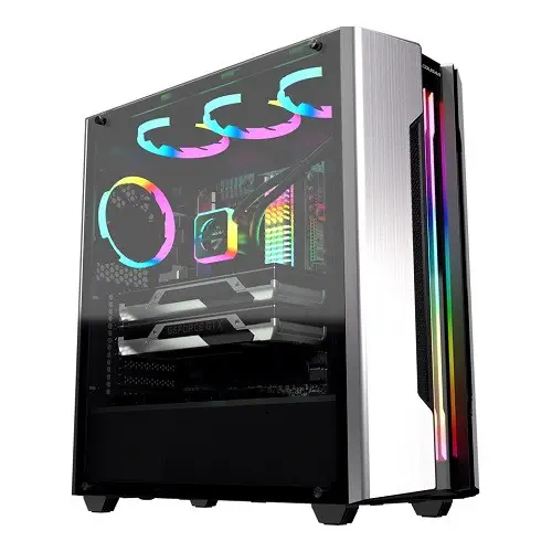 Cougar Gemini S Silver RGB CGR-5BMBS-RGB Mid-Tower Gaming Kasa