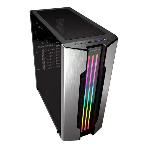 Cougar Gemini S Silver RGB CGR-5BMBS-RGB Mid-Tower Gaming Kasa