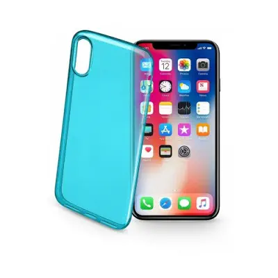 Cellularline Color Ultra Slim iPhone X / XS Cep Telefonu Kılıfı Mavi