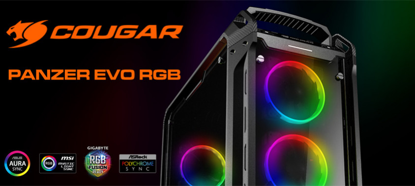 Cougar Panzer Evo RGB CGR-6AMTB-ARGB Full-Tower Gaming Kasa