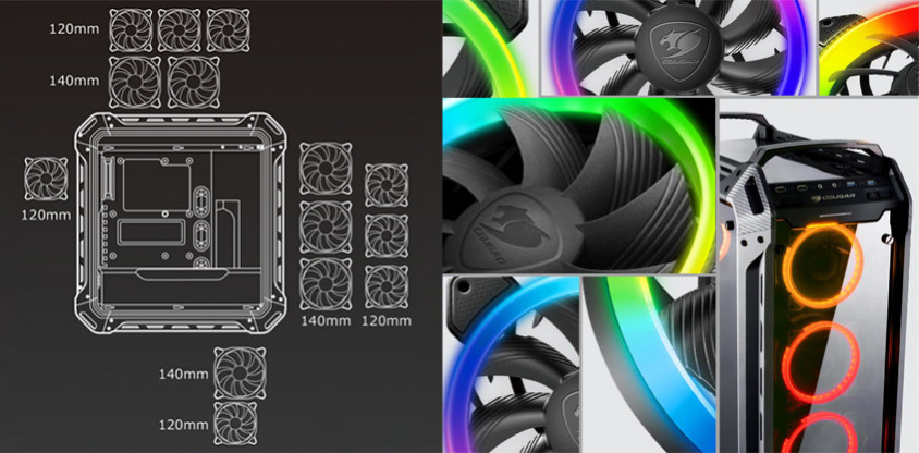 Cougar Panzer Evo RGB CGR-6AMTB-ARGB Full-Tower Gaming Kasa