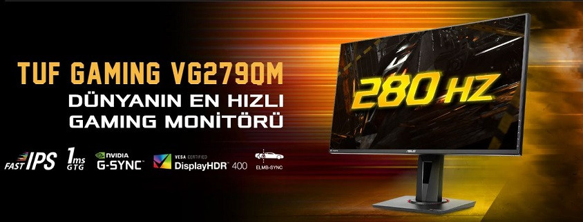 Asus TUF Gaming VG279QM 27″ IPS Full HD Gaming Monitör