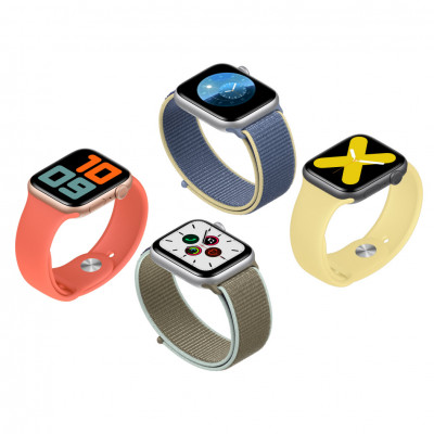 Apple Watch Series 5 GPS 44 mm MWVE2TU/A Altın Rengi Alüminyum Kasa ve Spor Kordon Akıllı Saat