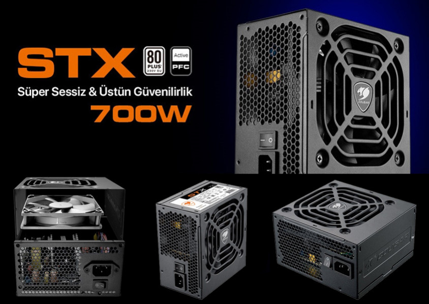 Cougar MX350 Mesh CGR-5NM2B-MESHC 700W Mid-Tower Gaming Kasa