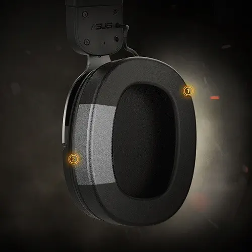 ASUS TUF Gaming H3 Gun Metal 7.1 Surround 3.5mm Kablolu Gaming Kulaklık