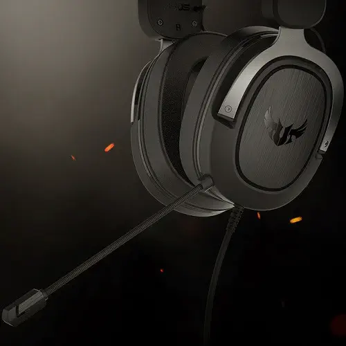 ASUS TUF Gaming H3 Gun Metal 7.1 Surround 3.5mm Kablolu Gaming Kulaklık