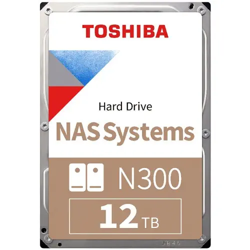 Toshiba N300 HDEXW11ZNA51F 12TB 3.5″ SATA3 Nas Harddisk